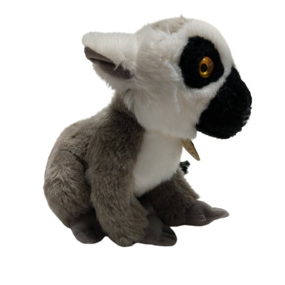 Miyoni by Aurora Ring-Tailed Lemur Plushed Stuffed Animal Toy 10" - Picture 3 of 8